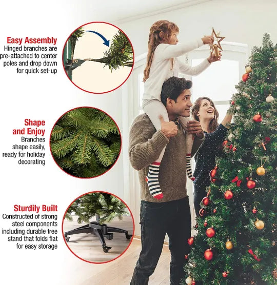 🎄 2025 EasySet™ Smart Retractable Christmas Tree with Remote |✨ One-Touch Automatic Height Adjustment | #1 Best Seller 2025 ✨